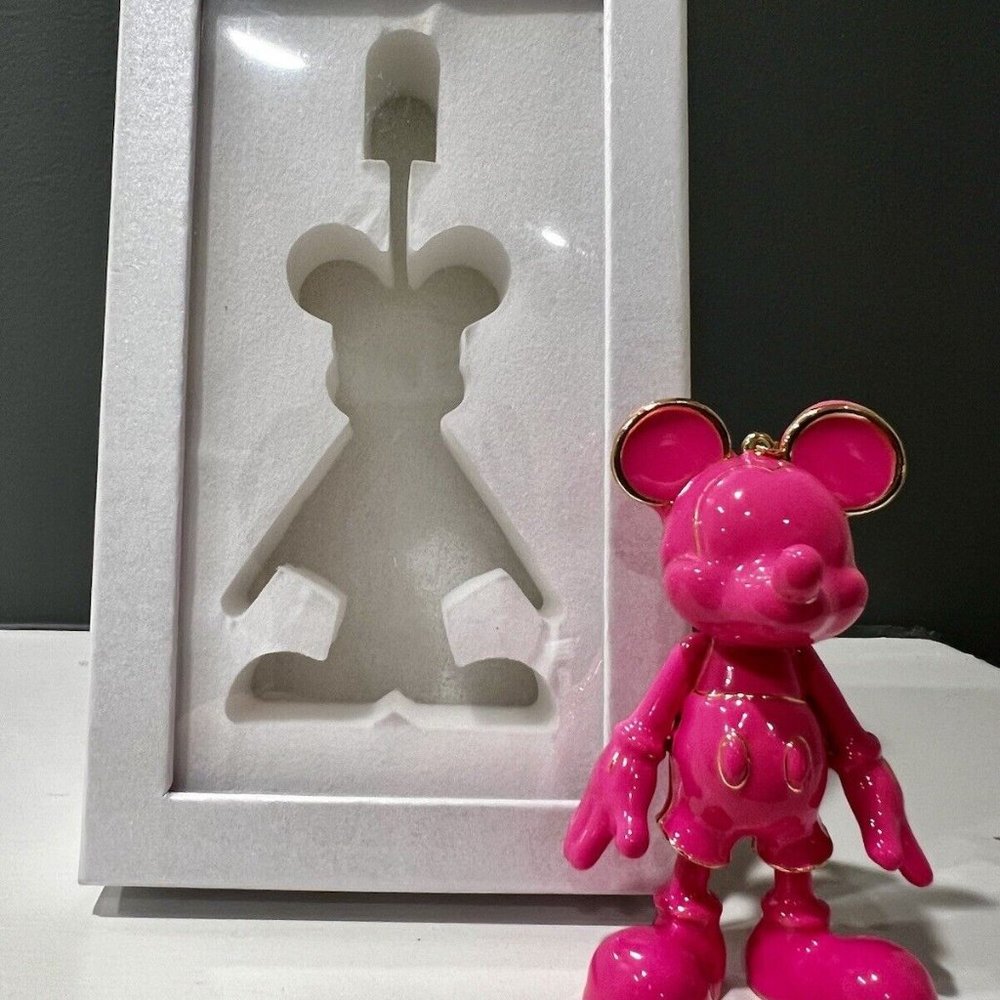 Disney X Baublebar Pink Keychain/Bag Charm